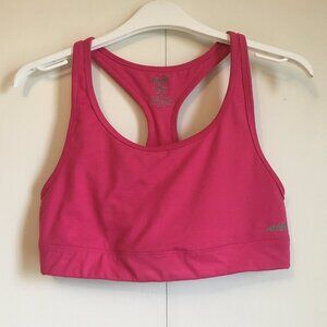 Hot Pink Barbiecore Racerback Sports Bra